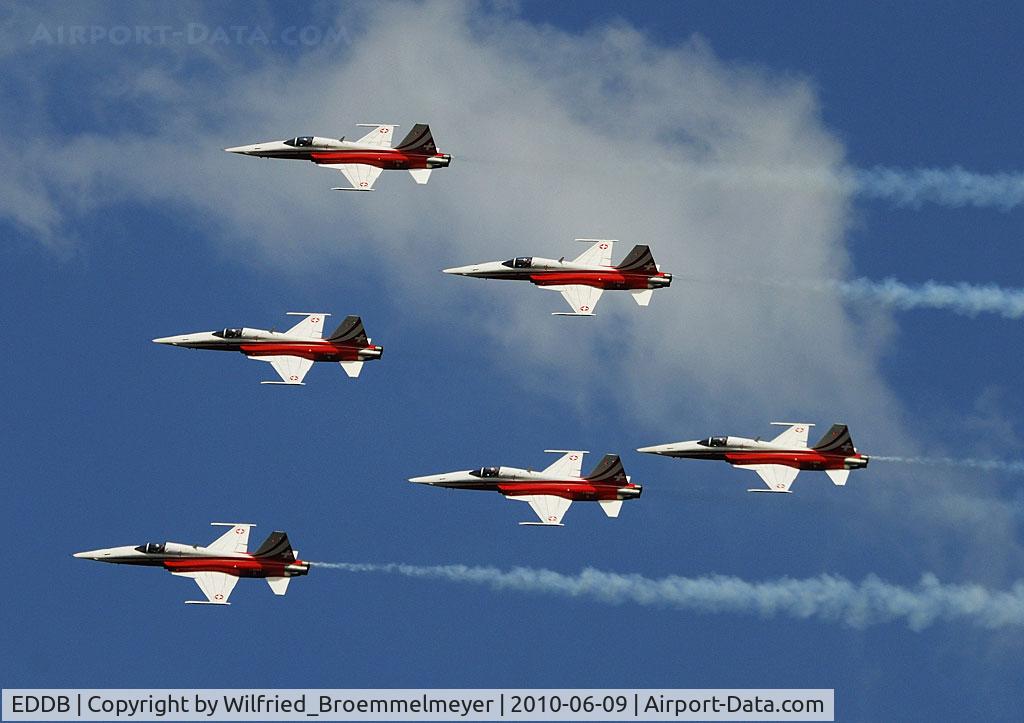 Berlin Brandenburg International Airport, Berlin Germany (EDDB) - Patrouille Suisse at ILA 2010 Berlin