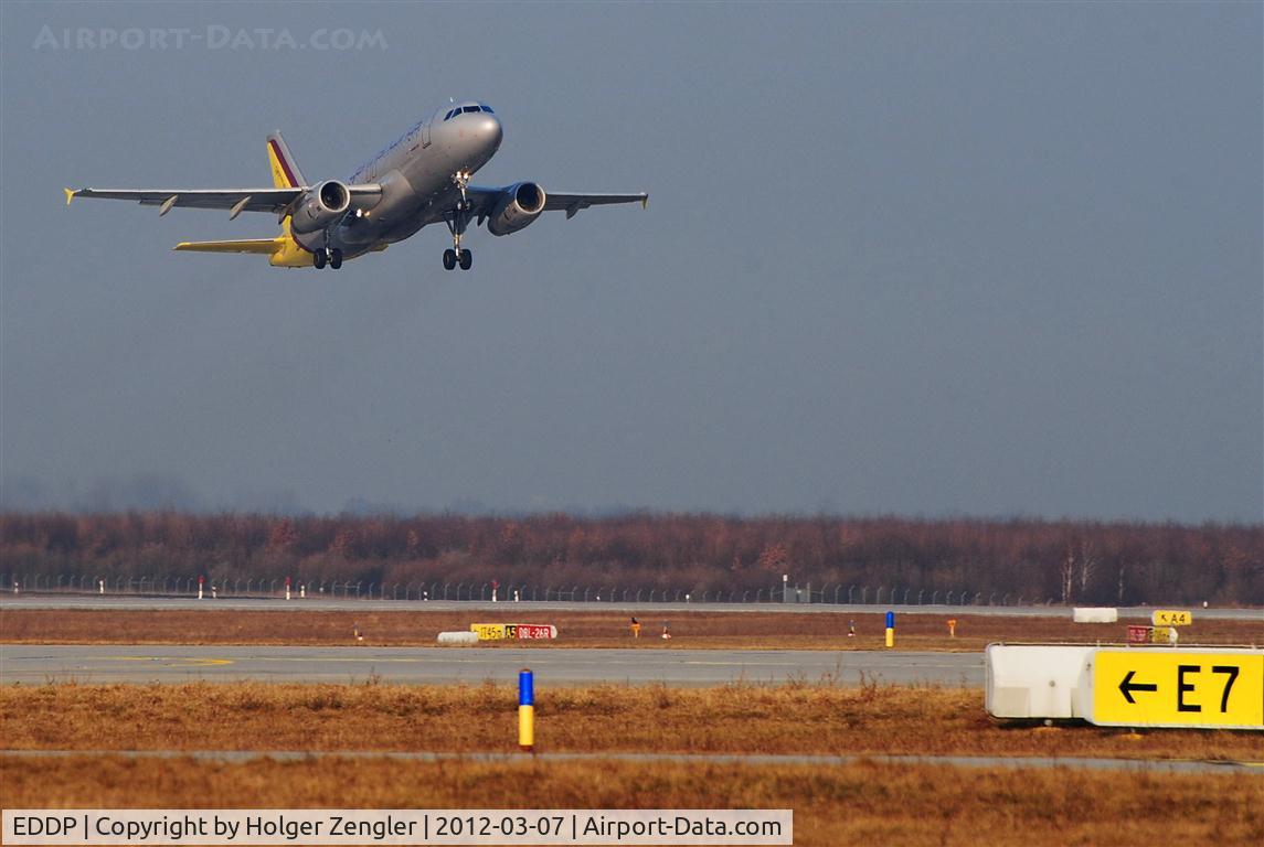 Leipzig/Halle Airport, Leipzig/Halle Germany (EDDP) - Departure on runway 08L.....