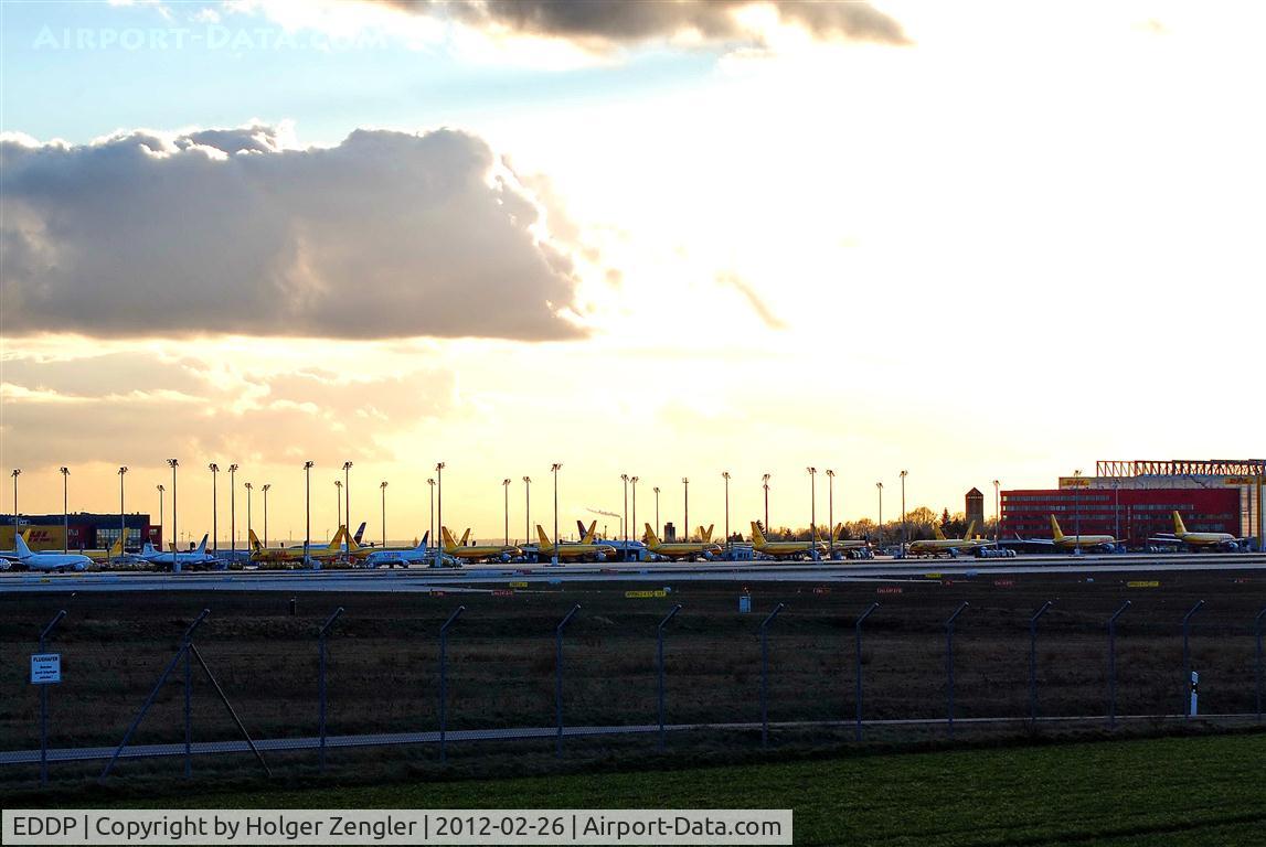 Leipzig/Halle Airport, Leipzig/Halle Germany (EDDP) - Crowded house on a normal sunday afternoon: DHL Air Hub Leipzig - Cargo at its best....