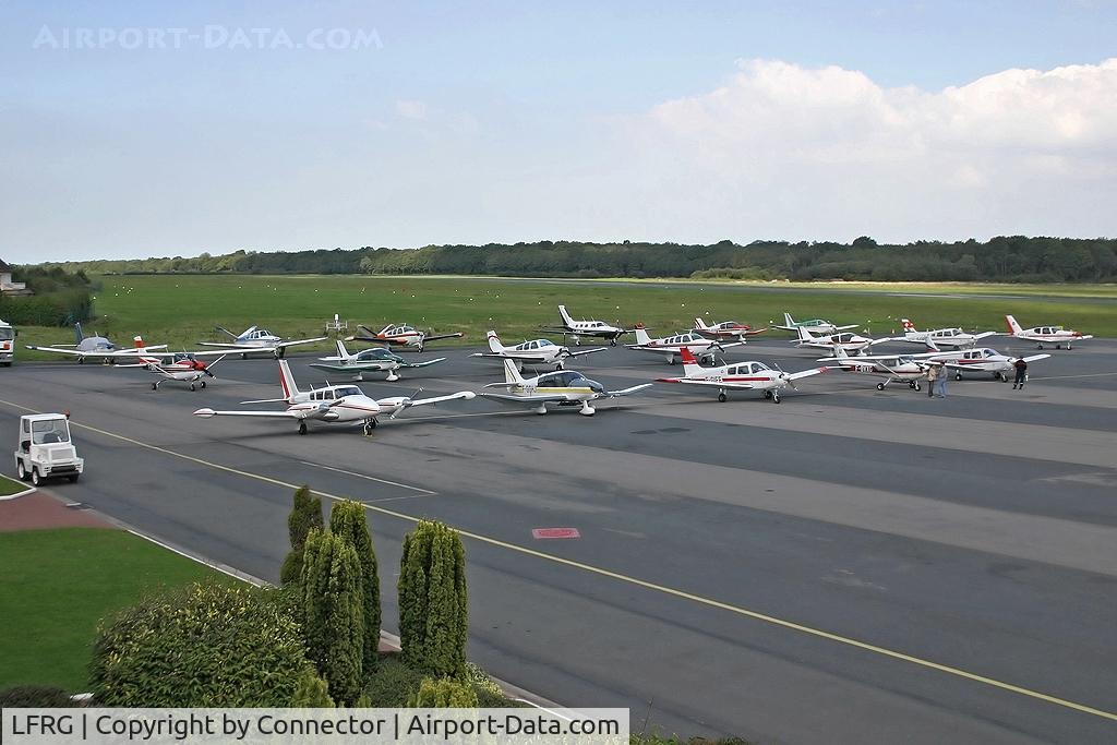 Deauville Saint-Gatien Airport, Deauville France (LFRG) - Busy sunday afternoon.