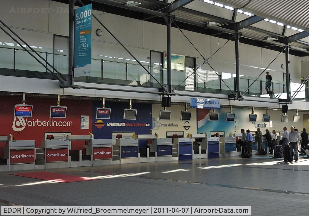 Saarbrücken Airport, Saarbrücken Germany (EDDR) - Check-in counter at EDDR/SCN.