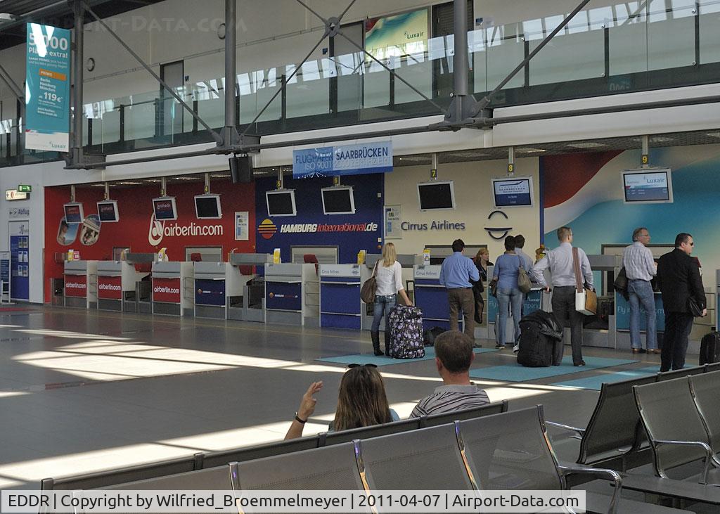 Saarbrücken Airport, Saarbrücken Germany (EDDR) - Check-in counter at EDDR/SCN.