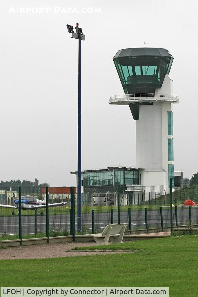 Le Havre Octeville Airport, Le Havre France (LFOH) - Controltower of Le Havre.