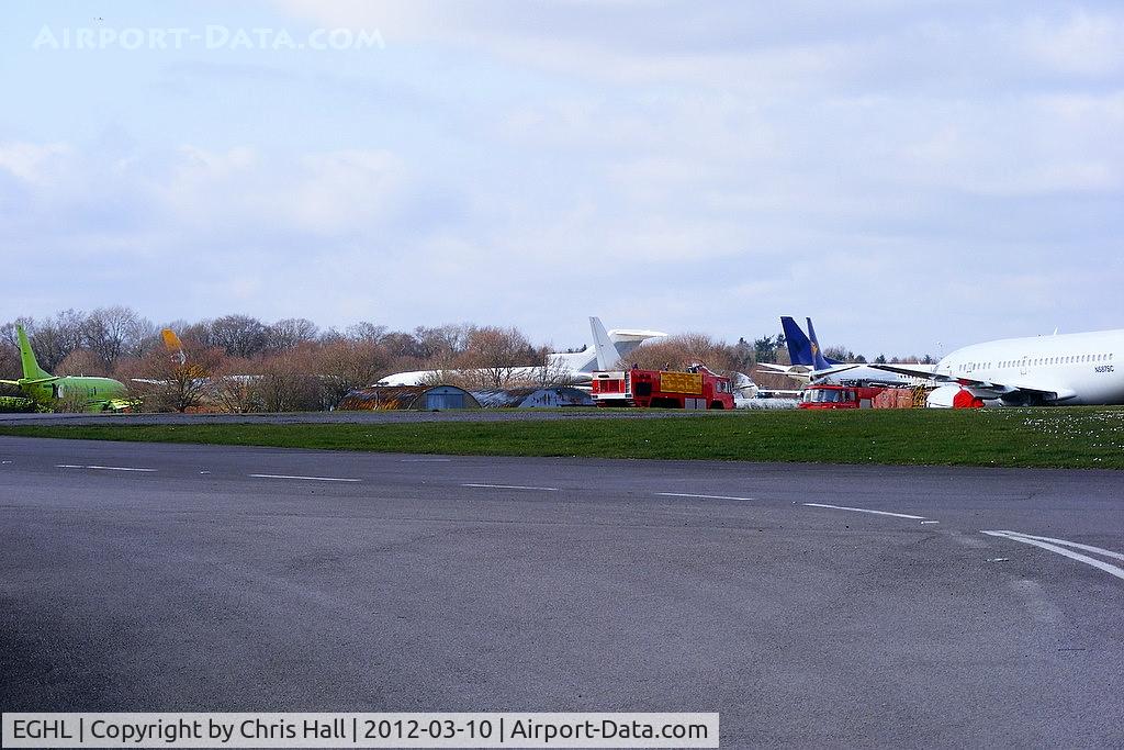 Lasham Airfield Airport, Basingstoke, England United Kingdom (EGHL) - Airliners stored at ATC Lasham