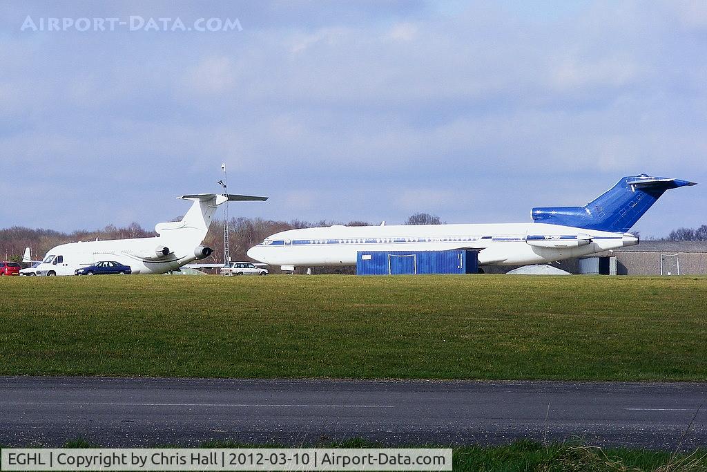 Lasham Airfield Airport, Basingstoke, England United Kingdom (EGHL) - B727's at ATC Lasham