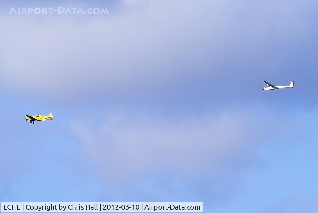 Lasham Airfield Airport, Basingstoke, England United Kingdom (EGHL) - airtow launch at Lasham
