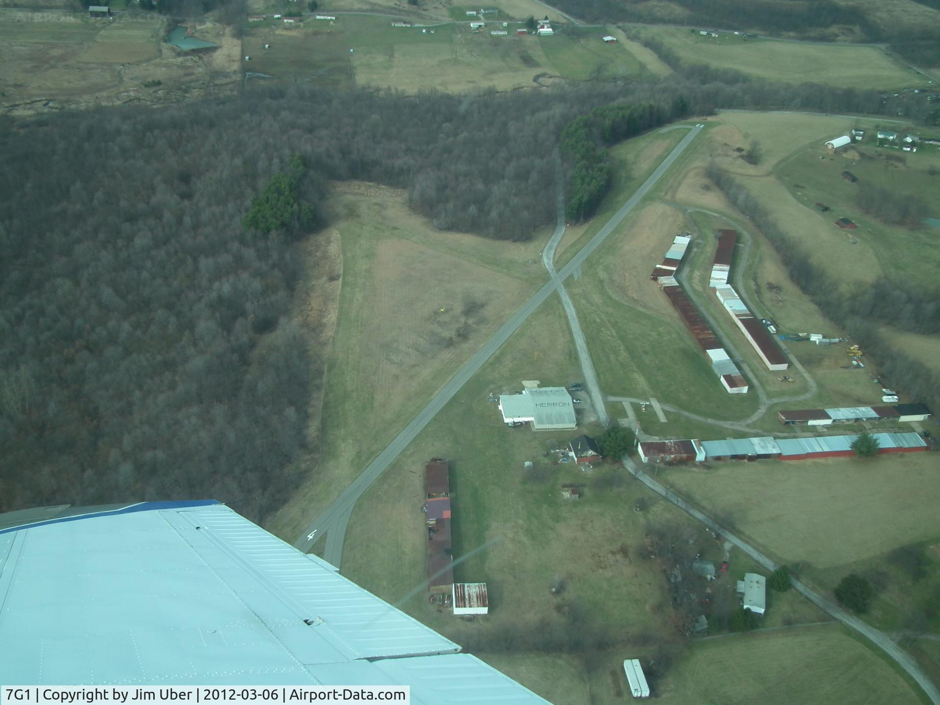 Herron Airport (7G1) - Herron Airport, on Herron Road (literally) in WV, just South of Pittsburgh