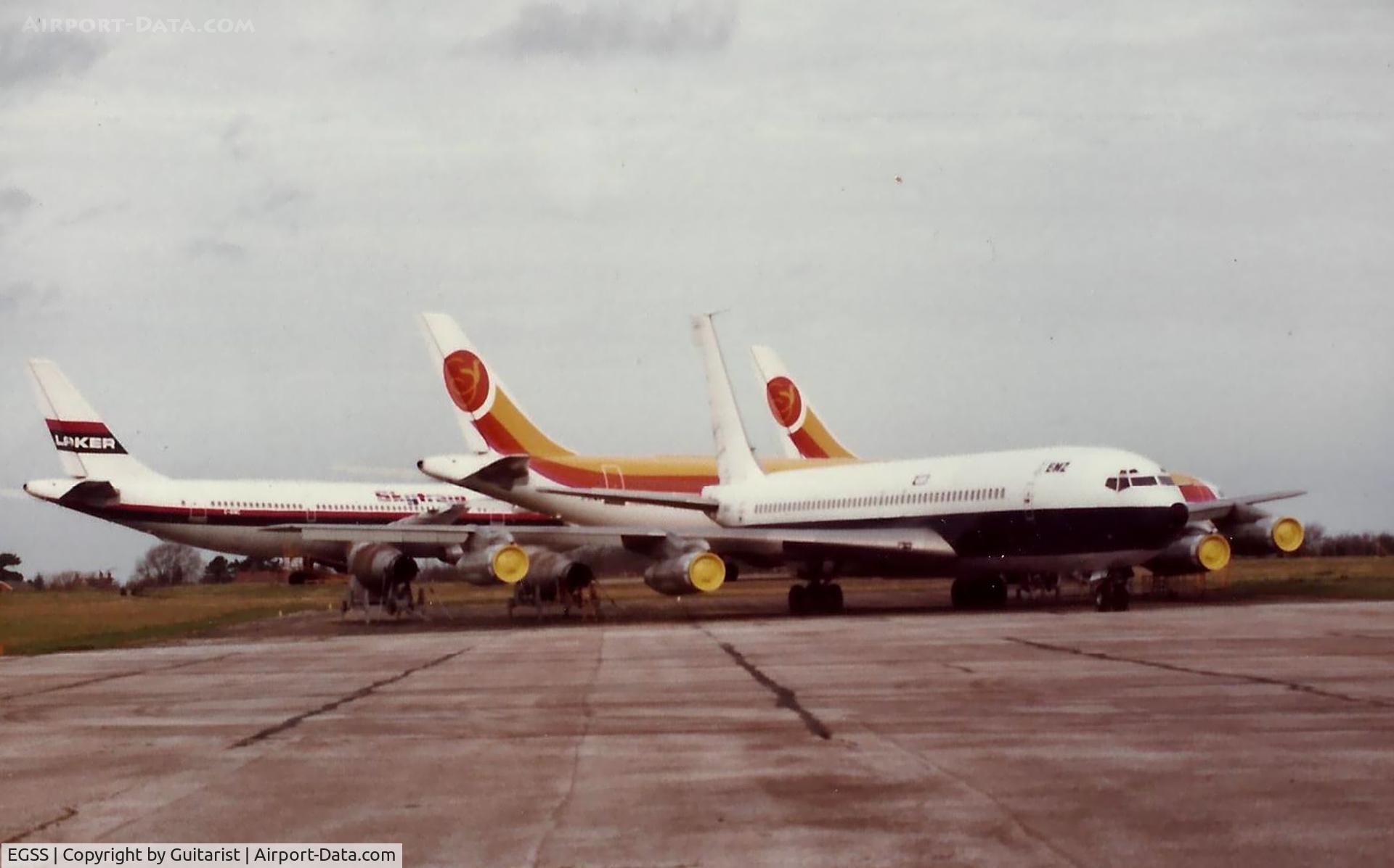 London Stansted Airport, London, England United Kingdom (EGSS) - A little after Laker went bust in the early 1980's