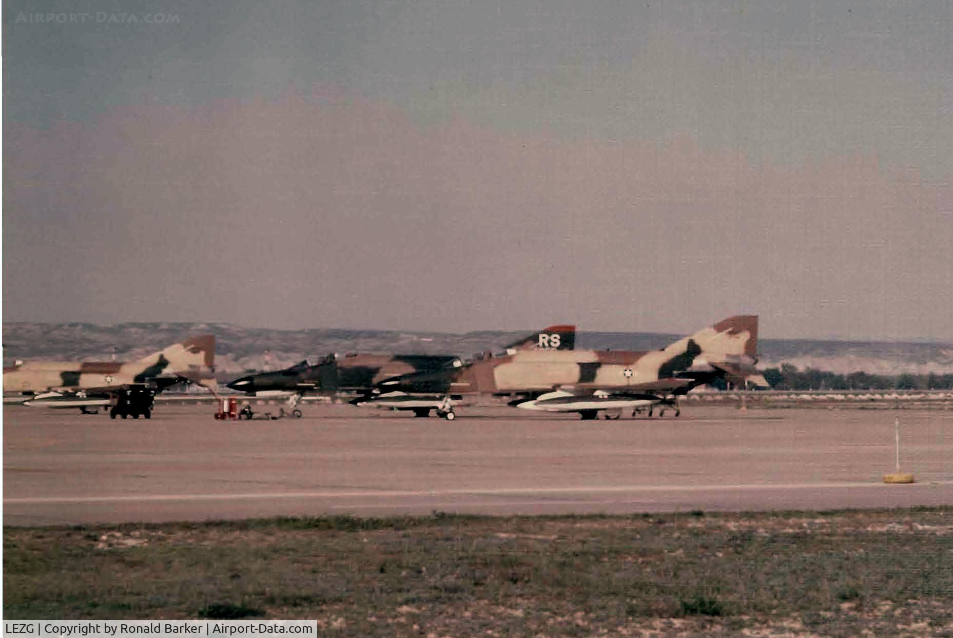 Zaragoza Airport, Zaragoza / Aragon Spain (LEZG) - RF-4E  FMS Iran Apr 1977 on the ramp, Zaragoza AB, Spain