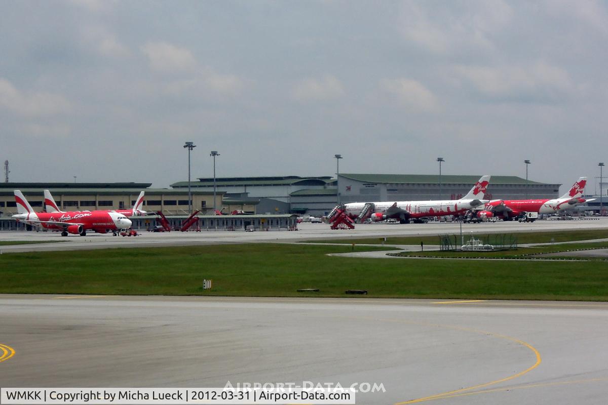 Kuala Lumpur International Airport, Sepang, Selangor Malaysia (WMKK) - Air Asia/Air Asia X fortress at KL