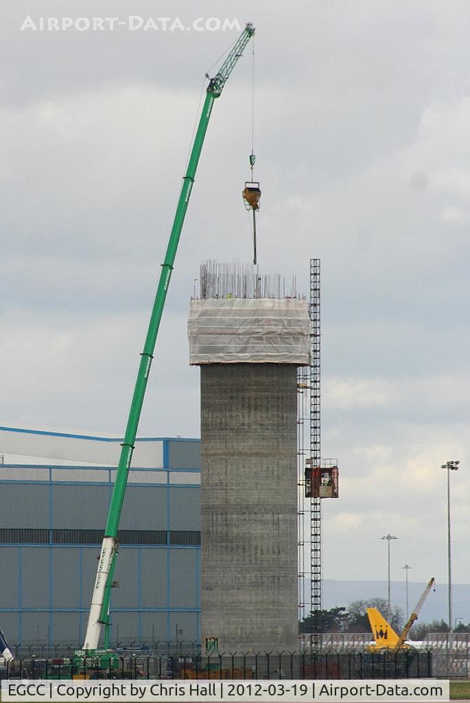 Manchester Airport, Manchester, England United Kingdom (EGCC) - Manchester Airport's new tower under constuction