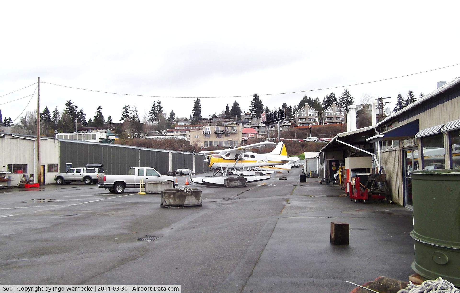 Kenmore Air Harbor Inc Seaplane Base (S60) - backstage at Kenmore Air Harbor