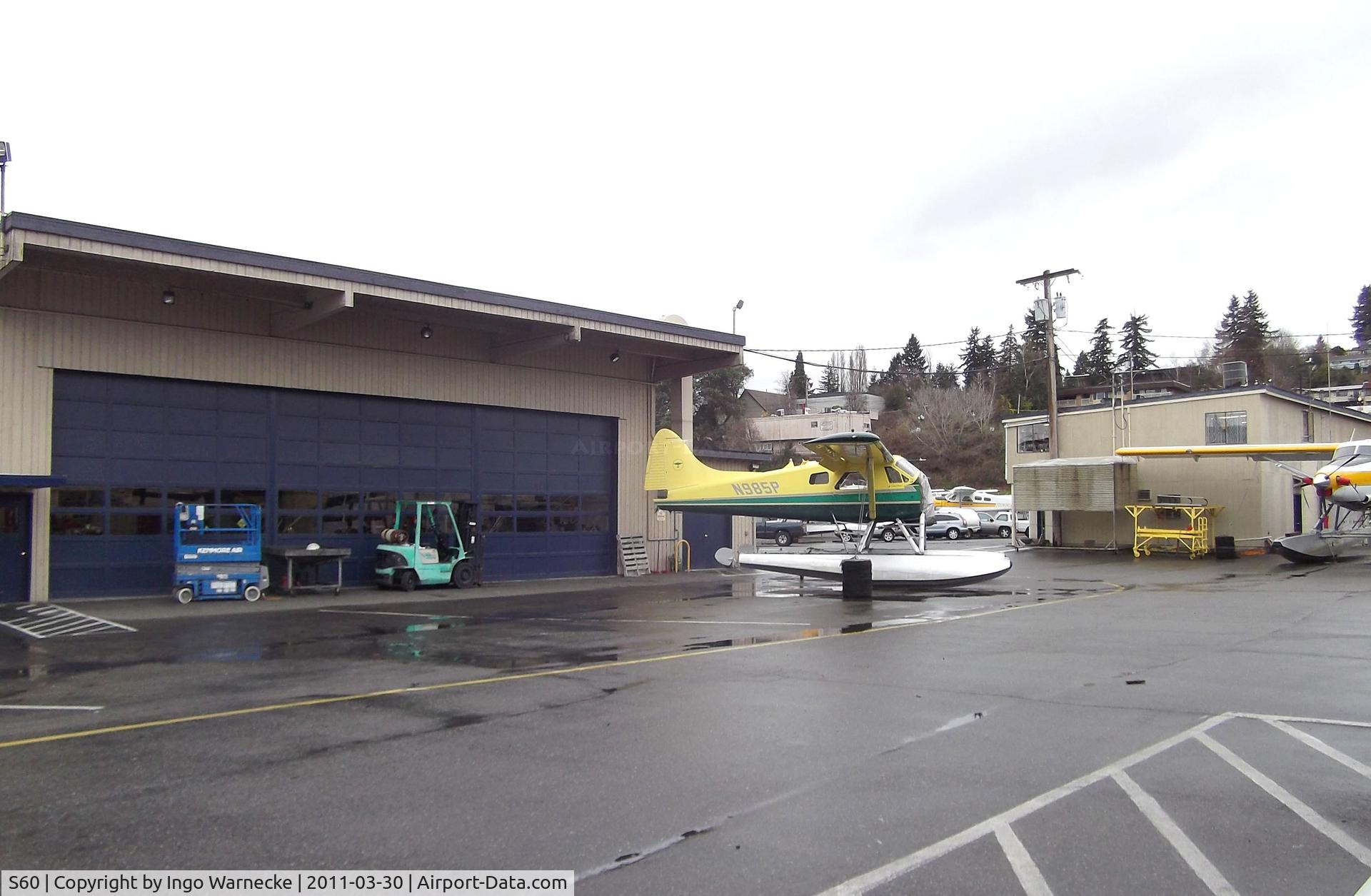 Kenmore Air Harbor Inc Seaplane Base (S60) - backstage at Kenmore Air Harbor