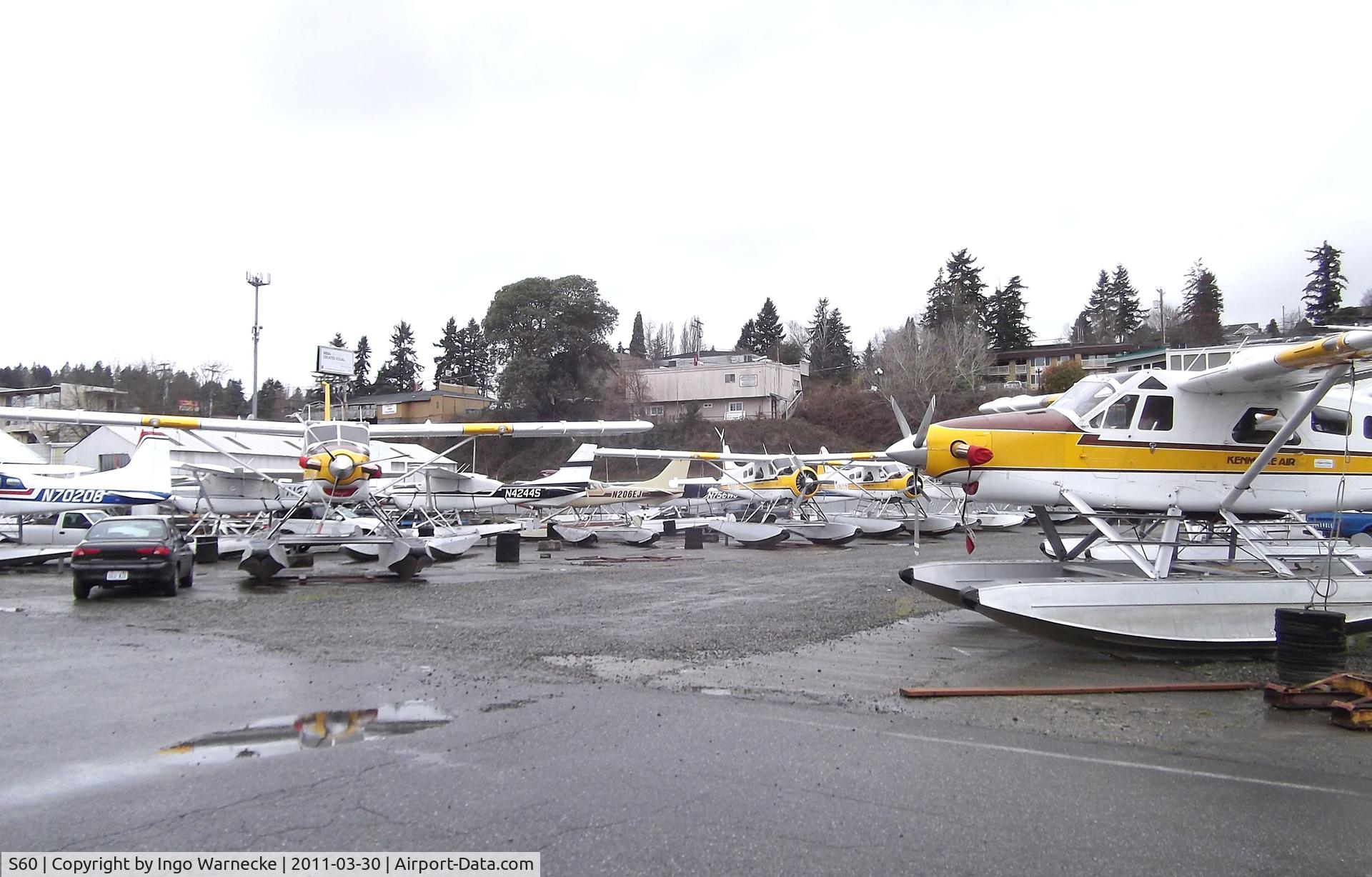Kenmore Air Harbor Inc Seaplane Base (S60) - lots of floatplanes at Kenmore Air Harbor