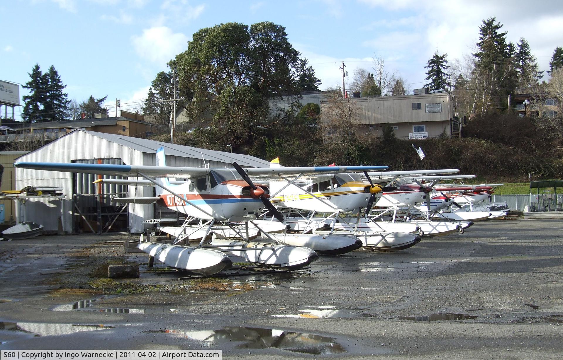 Kenmore Air Harbor Inc Seaplane Base (S60) - lots of floatplanes at Kenmore Air Harbor