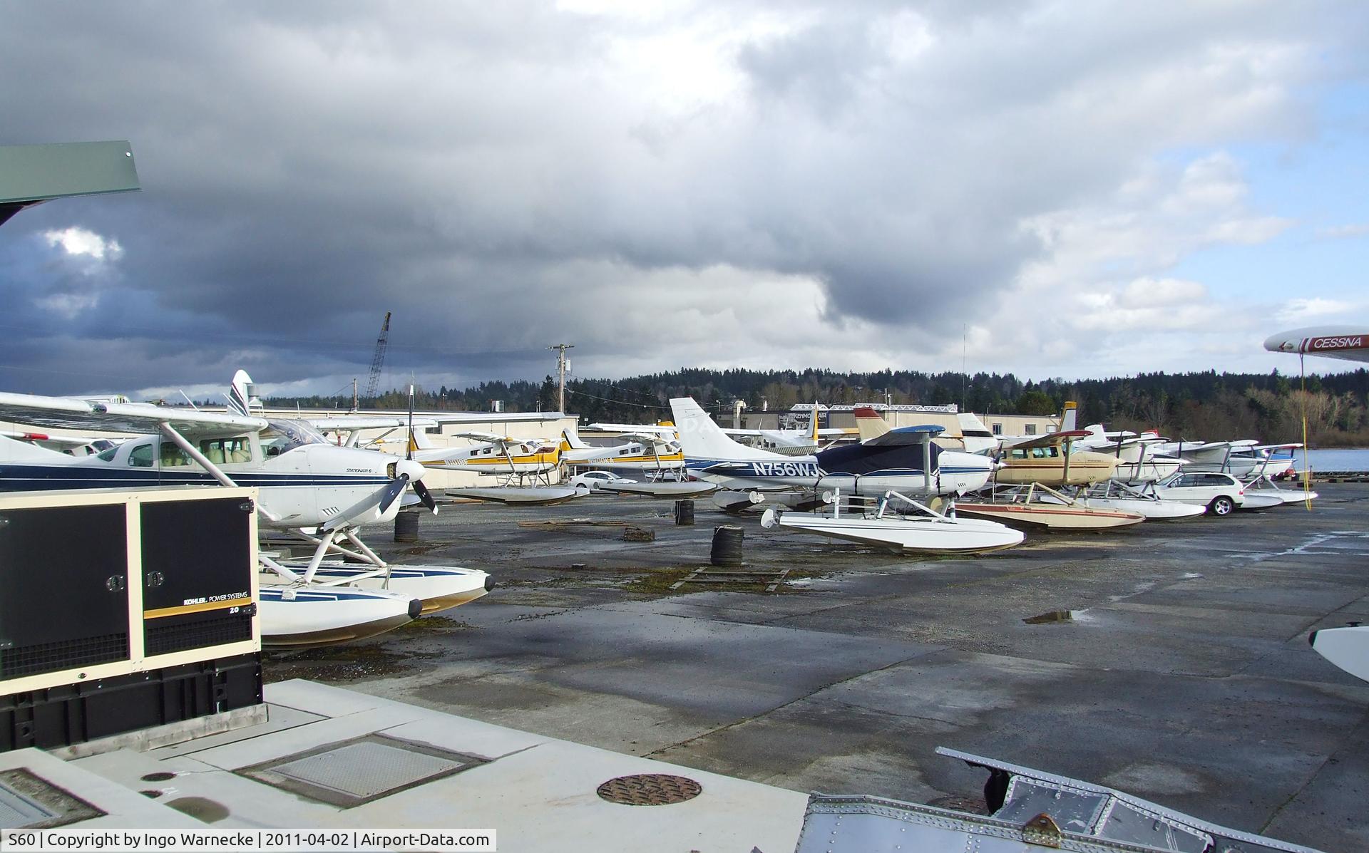 Kenmore Air Harbor Inc Seaplane Base (S60) - lots of floatplanes at Kenmore Air Harbor