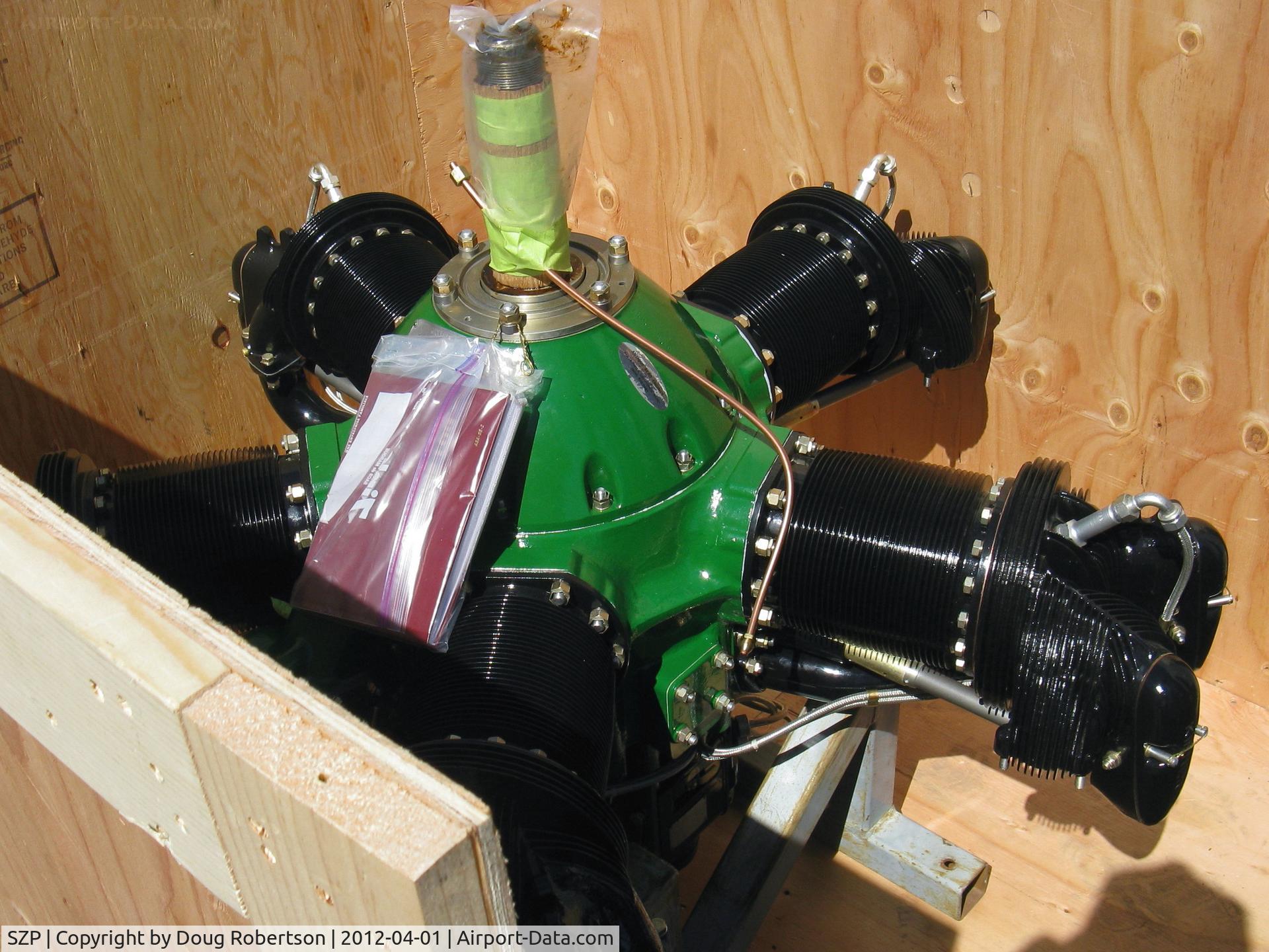 Santa Paula Airport (SZP) - Kinner five cylinder radial engine-rebuilt replacement