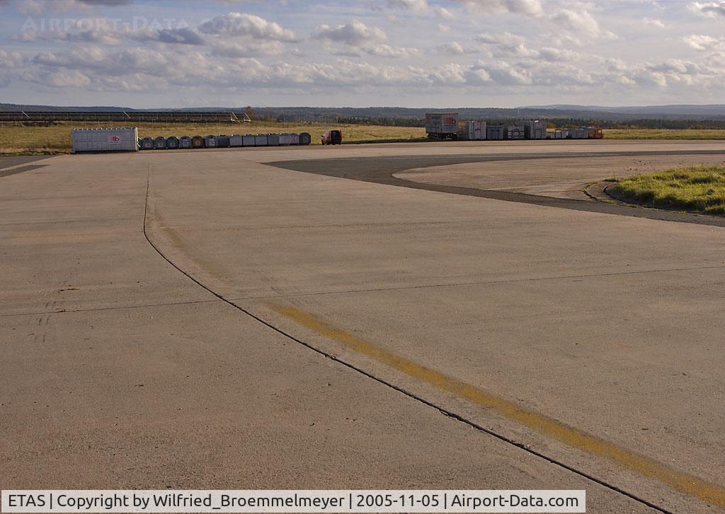 Sembach Airport, Sembach Germany (ETAS) - Easterly Taxiway at Sembach Air Base.