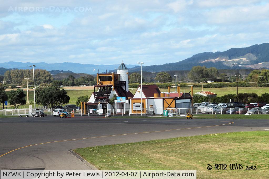 Whakatane Aerodrome Airport, Whakatane New Zealand (NZWK) - Whakatane Airport's funky passenger terminal - you either love it or hate it.