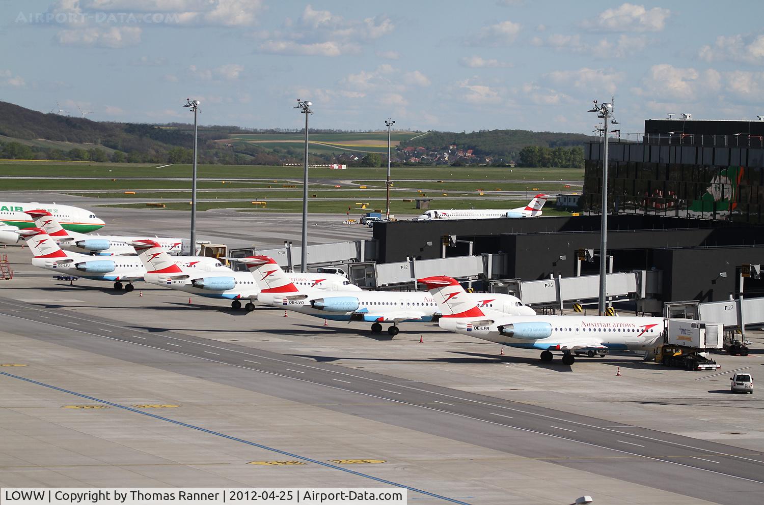 Vienna International Airport, Vienna Austria (LOWW) - Austrian Arrows Fokkers
