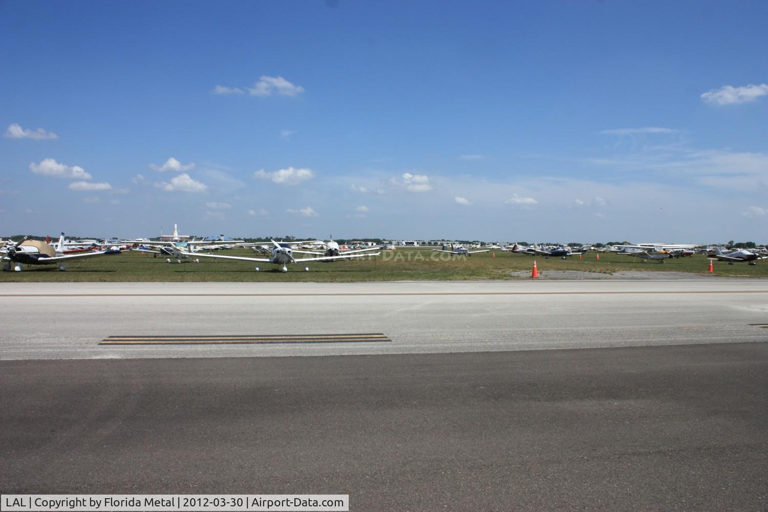 Lakeland Linder Regional Airport (LAL) - Sun N Fun looking north