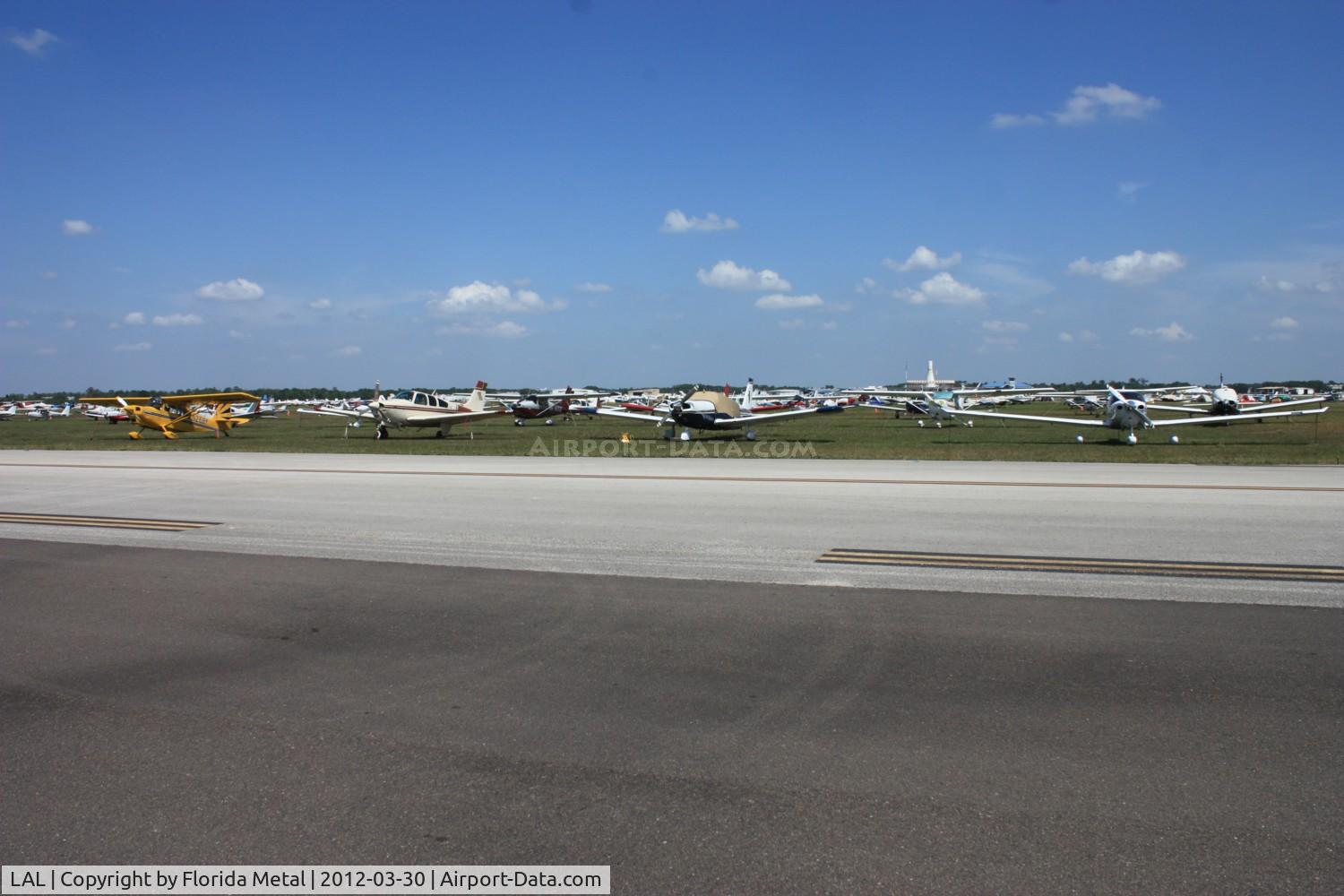 Lakeland Linder Regional Airport (LAL) - Sun N Fun looking northwest
