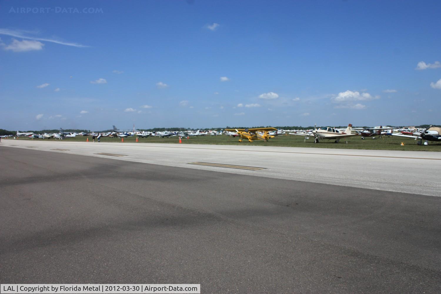 Lakeland Linder Regional Airport (LAL) - Sun N Fun looking west