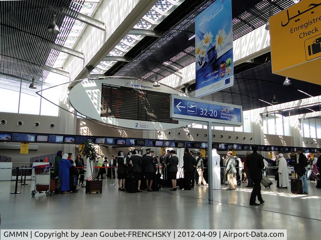 Mohammed V International Airport, Casablanca Morocco (GMMN) - new terminal with Etihad crews