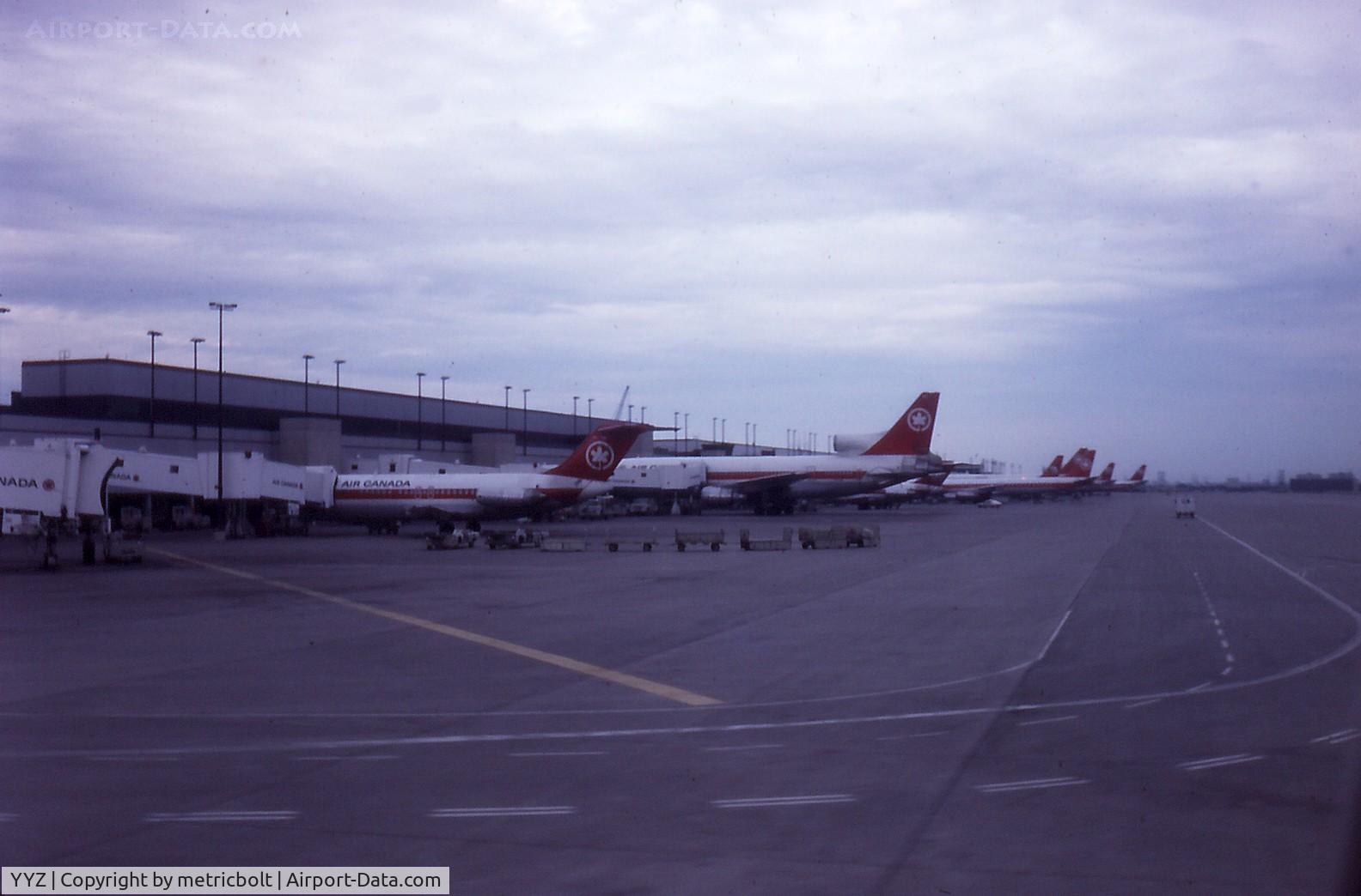 Toronto Pearson International Airport (Toronto/Lester B. Pearson International Airport, Pearson Airport), Toronto, Ontario Canada (YYZ) - Air Canada Terminal 2 in 1977