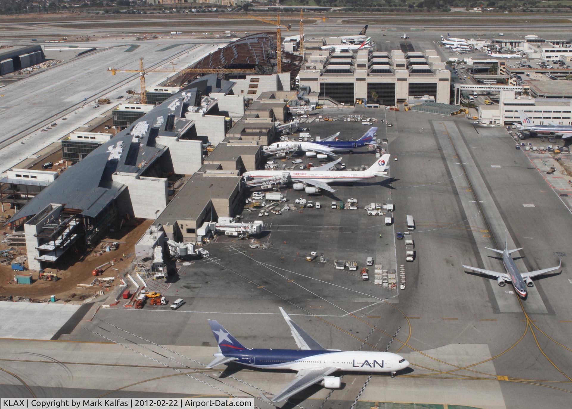 Los Angeles International Airport (LAX) - Tom Bradley International Terminal at LAX, under renovation and is due to open in 2013. 