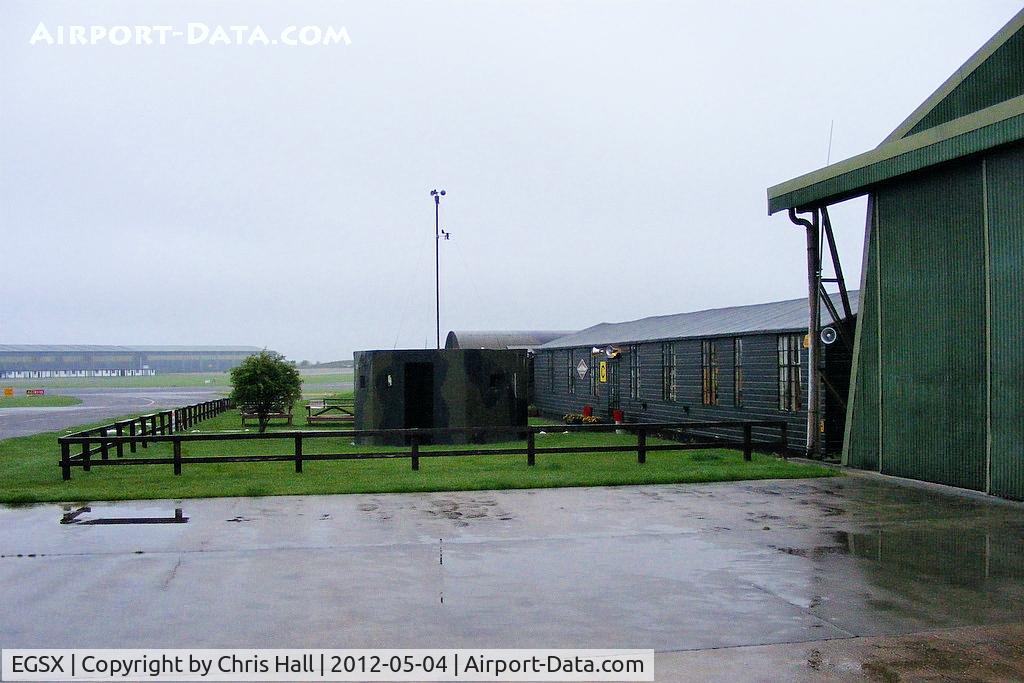 North Weald Airfield Airport, North Weald, England United Kingdom (EGSX) - North Weald airfield on a wet and grey morning