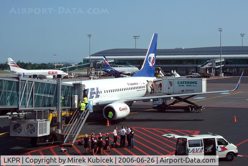 Ruzyn? International Airport, Prague Czech Republic (LKPR) - (B738 OK-TVA)