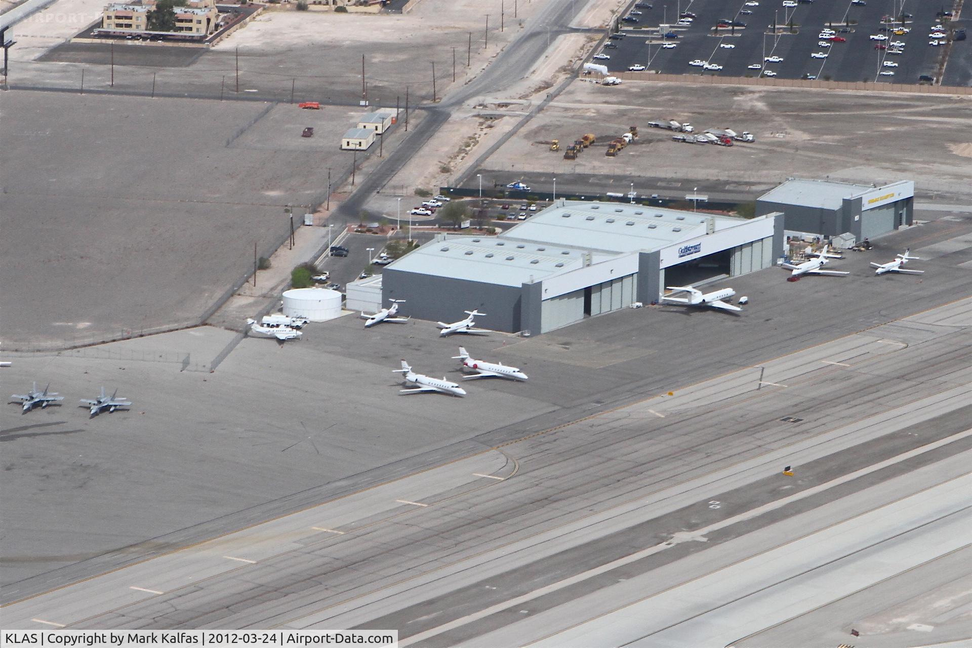 Harry Reid International Airport (LAS) - Gulfstream Aerospace Corporation ramp, McCarran International Airport/KLAS.