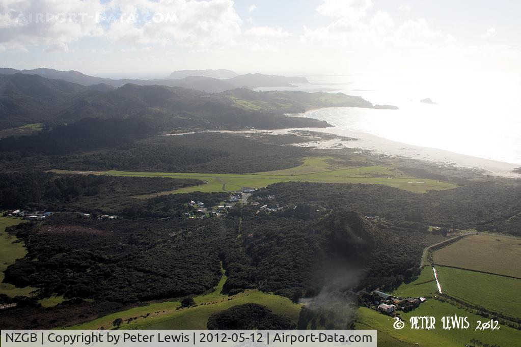 Great Barrier Aerodrome Airport, Great Barrier Island New Zealand (NZGB) - Inbound from the mainland, aboard ZK-AAC