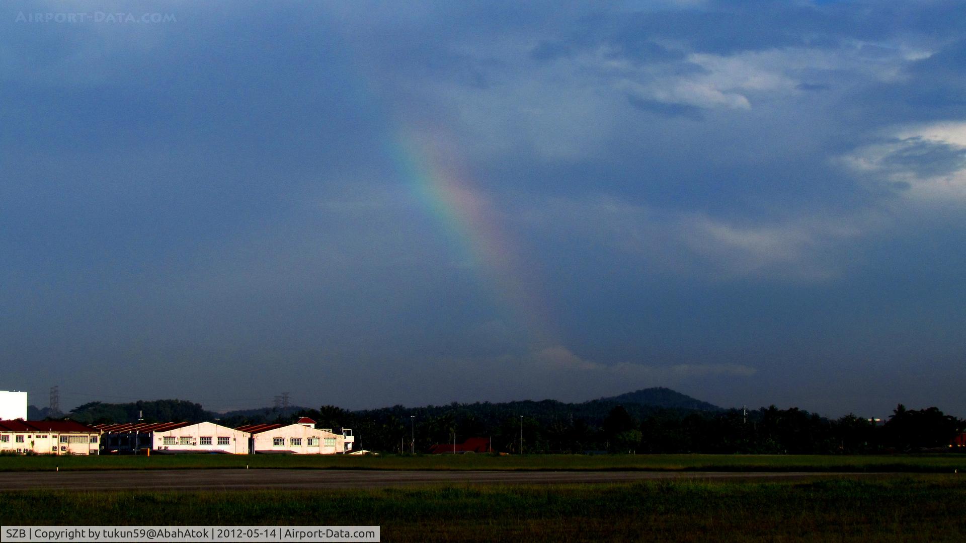 Sultan Abdul Aziz Shah Airport, Subang Jaya, Selangor Malaysia (SZB) - SZB Runway 15 - morning rainbow