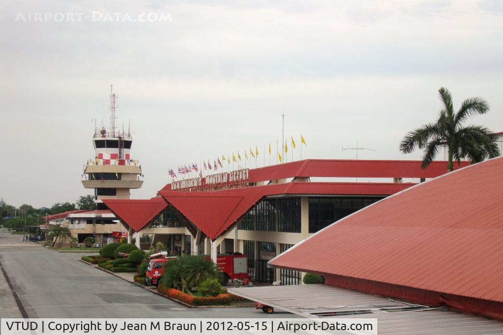 Udon Thani International Airport, Udon Thani Thailand (VTUD) - UTH is a public & military airport. UTH was a major USAF front line base during the Vietnam war and was Asia HQ of Air America. Today the airport remains an active RTAF base - Home of Wing 23. 