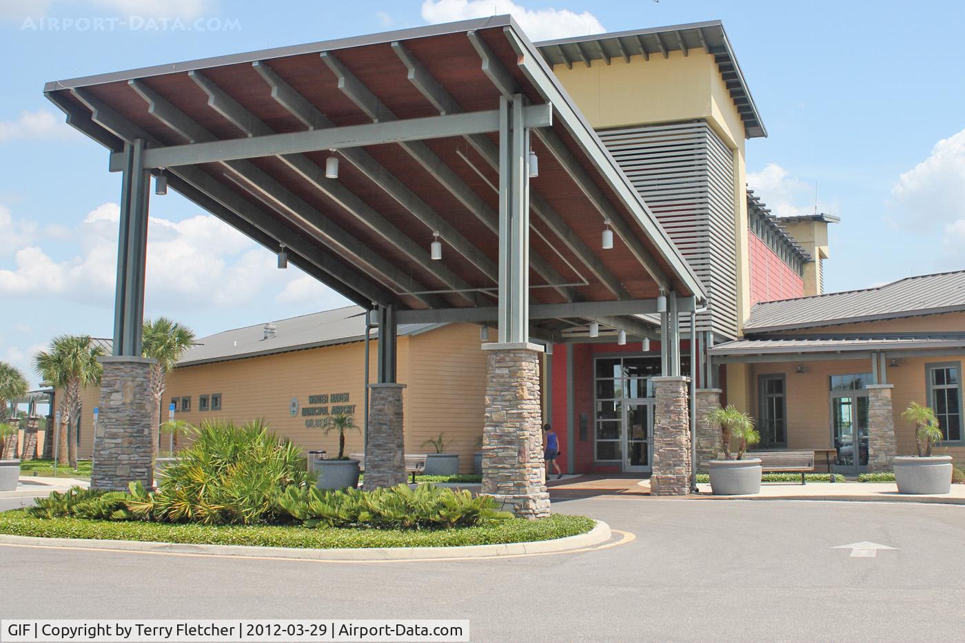 Winter Haven's Gilbert Airport (GIF) - The modern terminal at Gilbert Airport , Winter Haven , Florida