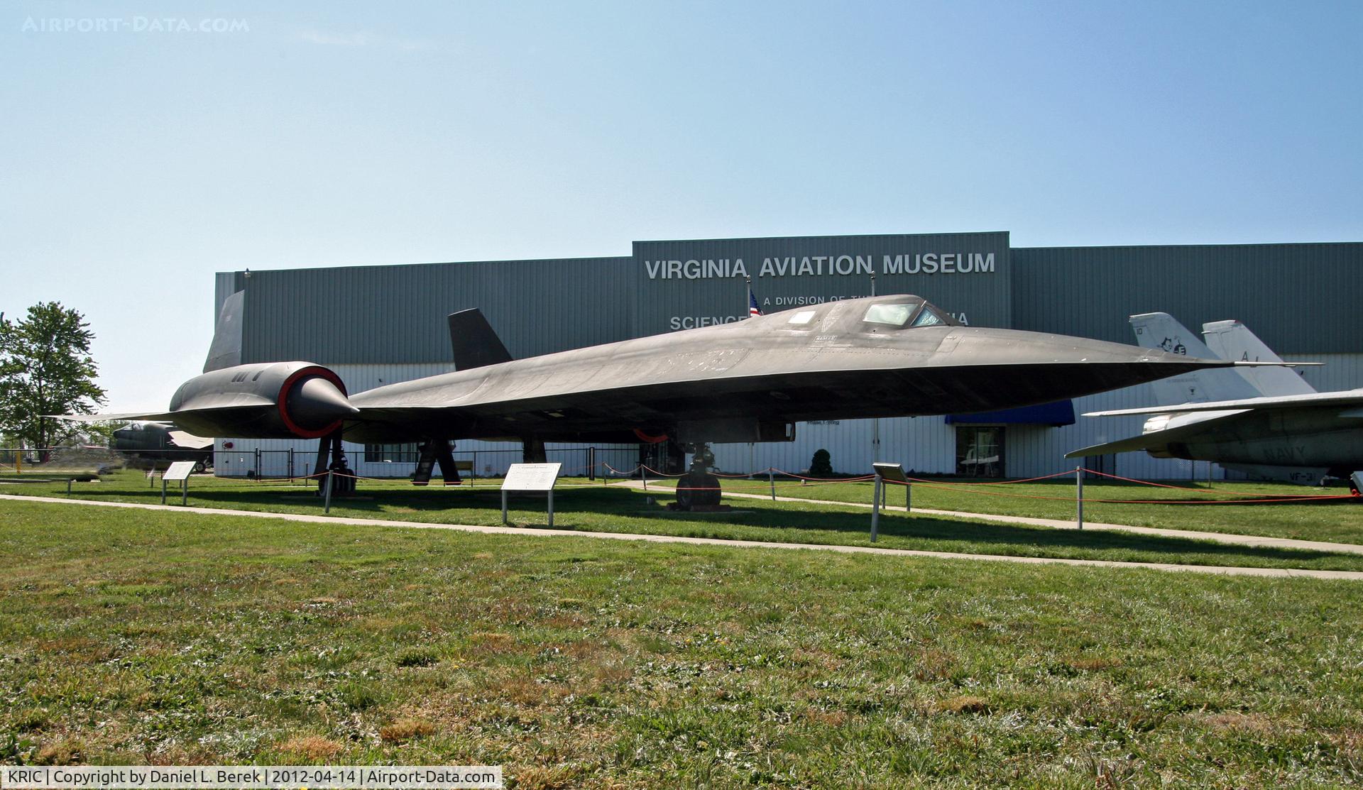 Richmond International Airport (RIC) - One of the highlights of this airport is the outstanding Virginia Aviation Museum.  This Blackbird stands guard, though most of the aircraft in the museum are from the Golden Age.