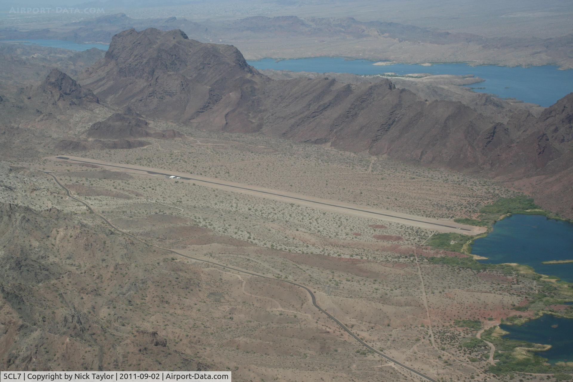 Gene Wash Reservoir Airport (5CL7) - Gene Wash Private strip