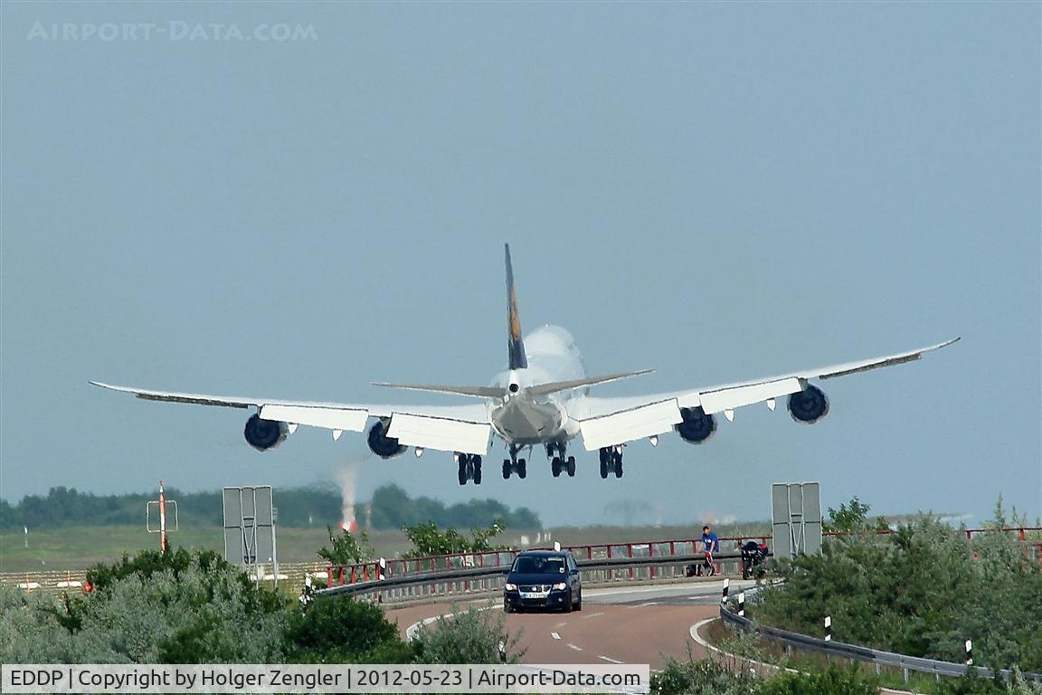 Leipzig/Halle Airport, Leipzig/Halle Germany (EDDP) - A special point of view for inbound traffic for runway 08L...