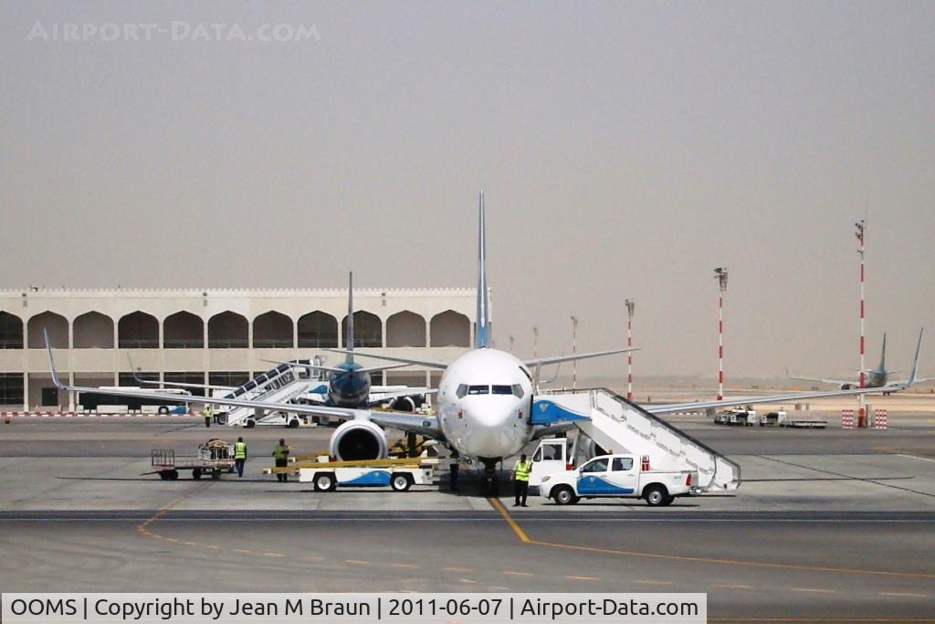 Seeb International Airport, Muscat Oman (OOMS) - Seeb international airport rapidly expanding. Home base of Oman Air, Middle East's best airline ! Try Business Class !