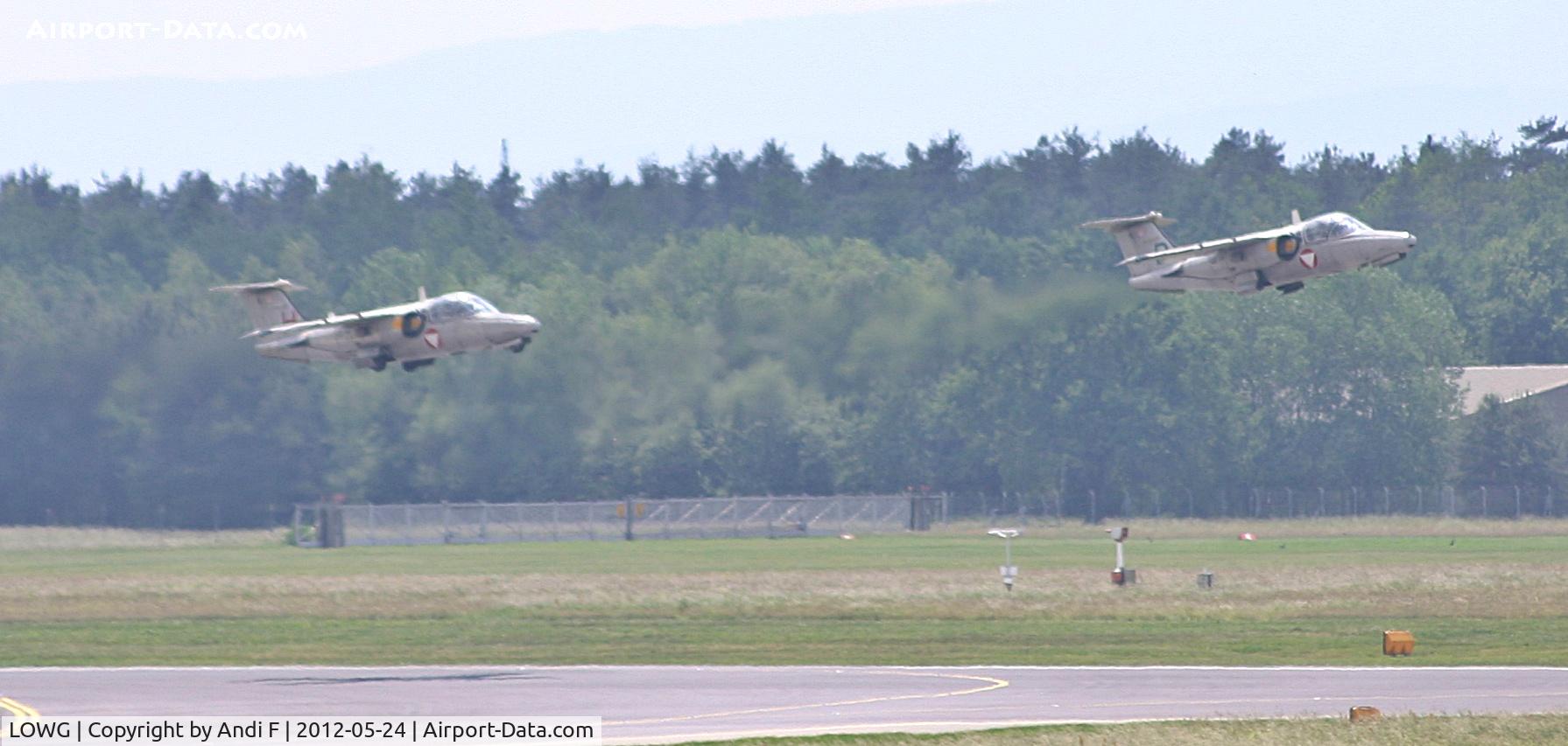 Graz Airport, Graz Austria (LOWG) - Austrian Air Force Saab 105