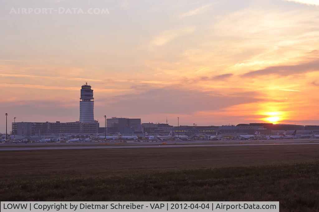 Vienna International Airport, Vienna Austria (LOWW) - sunrise at VIE
