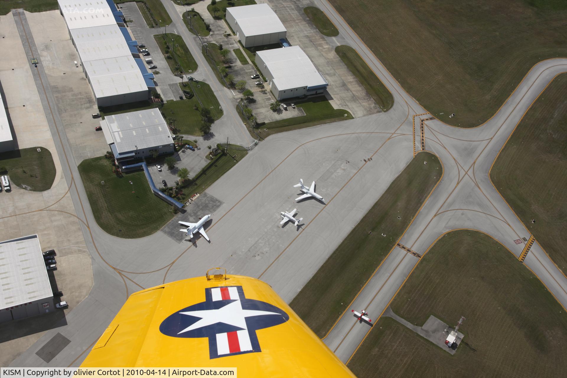 Kissimmee Gateway Airport (ISM) - the tarmac,picture taken from a T-6