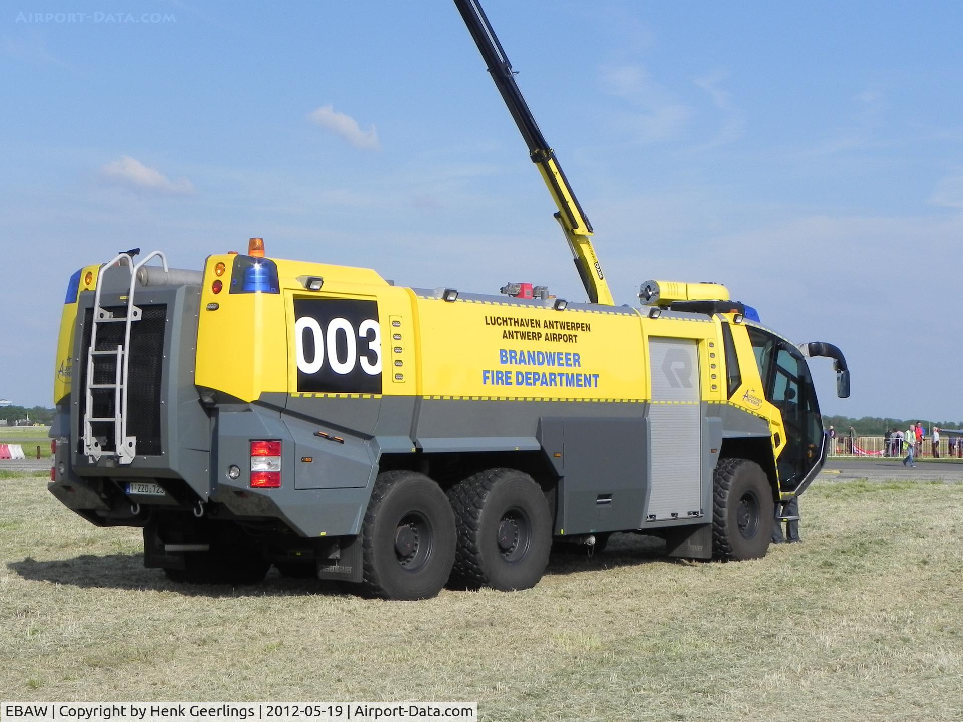 Antwerp International Airport, Antwerp / Deurne, Belgium Belgium (EBAW) - Fire Engine standby for Stampe Fly In