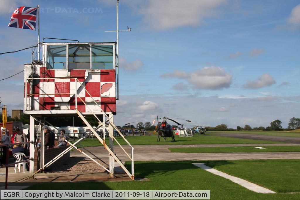 EGBR Airport - Control tower, Breighton Airfield, September 2011..