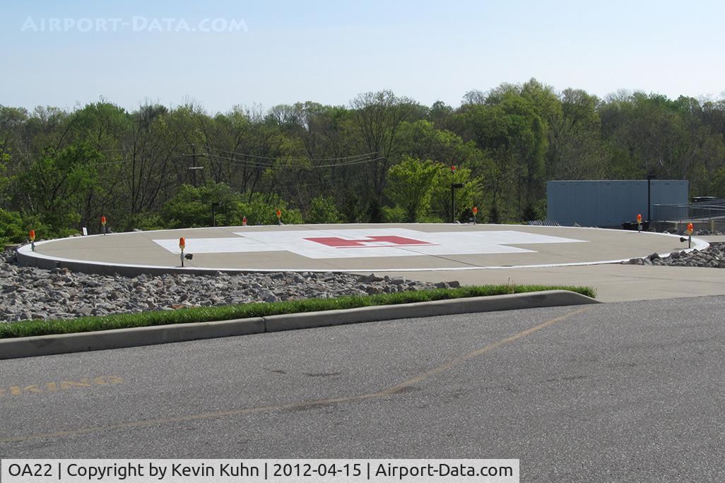Bethesda North Hospital Heliport (OA22) - Pad overview