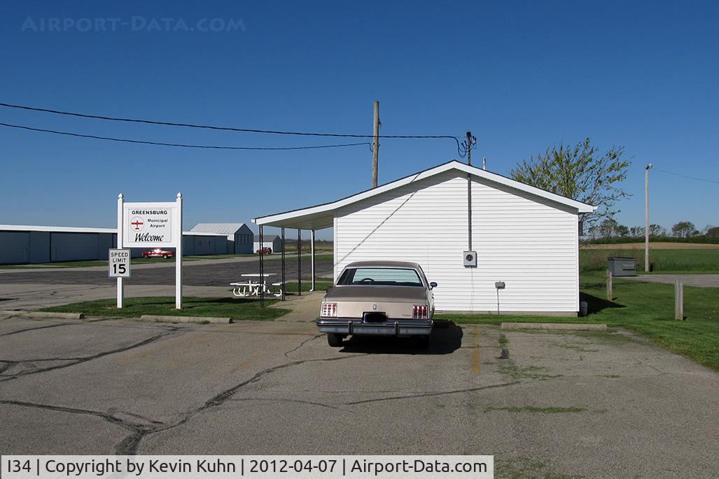 Greensburg Municipal Airport (I34) - Main building
