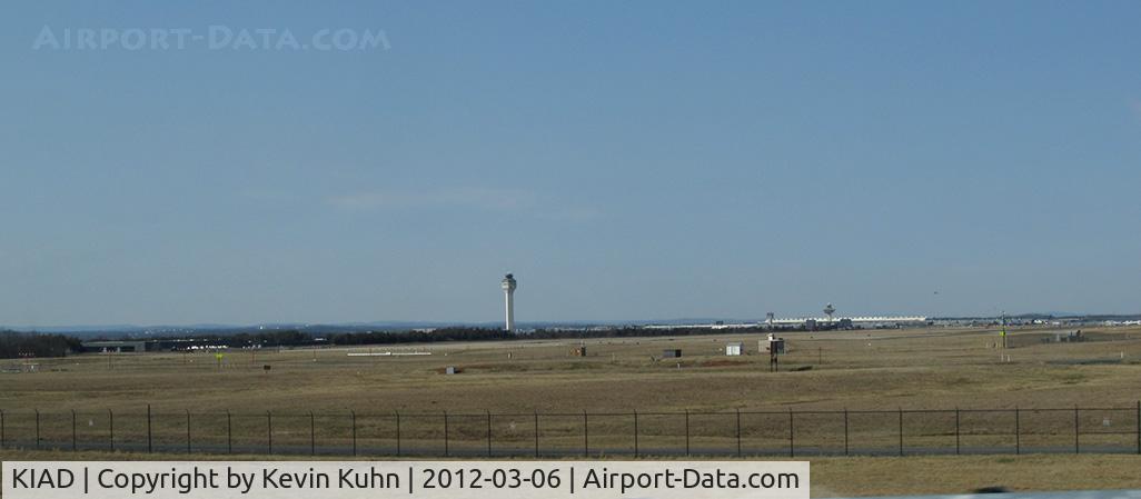 Washington Dulles International Airport (IAD) - Seen from Air and Space Museum parkway