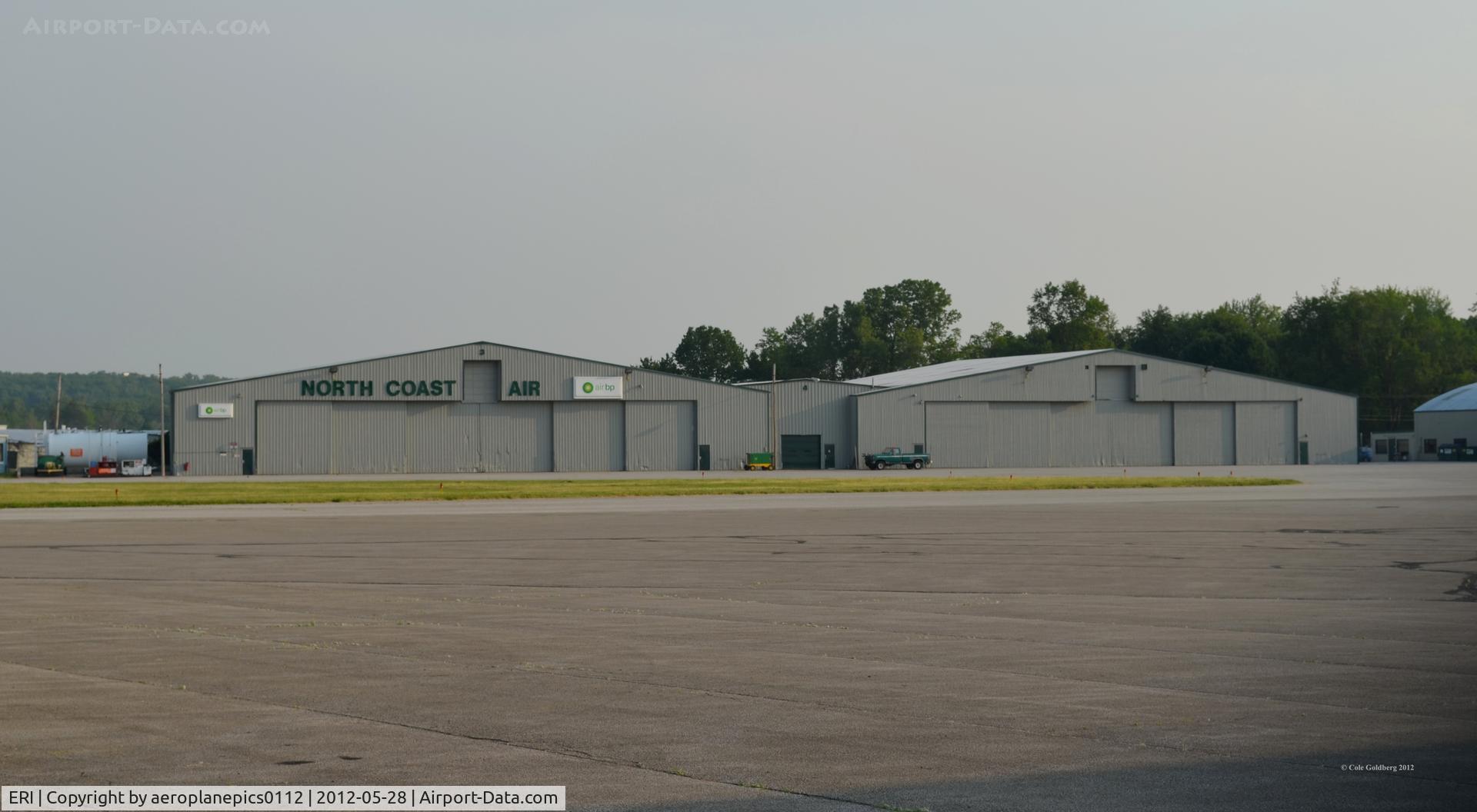 Erie Intl/tom Ridge Field Airport (ERI) - North Coast Air's hangars at KERI. 